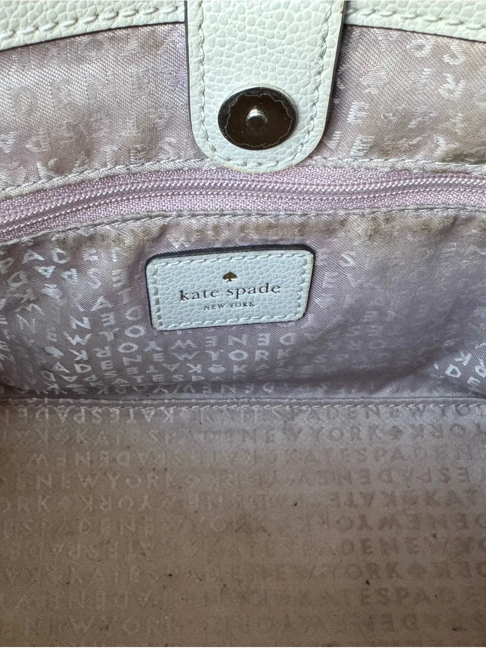Kate Spade New York Mini Koma Pebbled Leather Bag warm beige WKRU5650